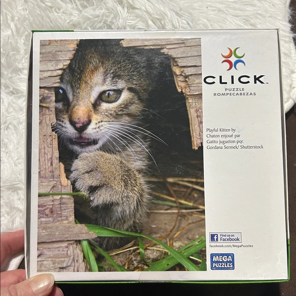 🩶5/$30 Click by Mega 500 Piece Cat Tabby Kitten Puzzle